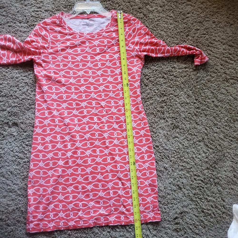 Vineyard Vines Rope Print Knit Dress Size Small - Picture 6 of 9